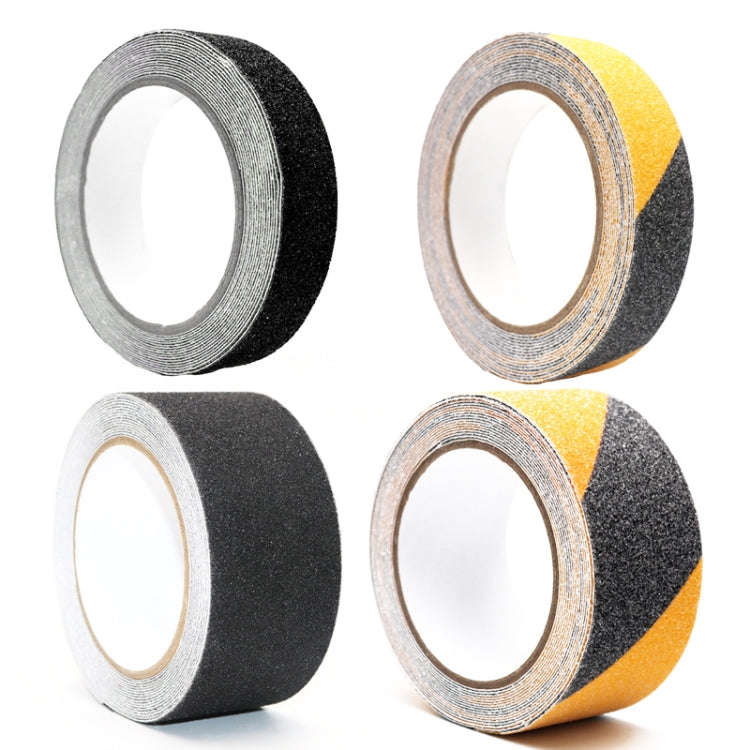 Sands Anti-Slip Tape Ground Sticking Line Wear-Resistant Stair Step Warning Tape Black Yellow 2.5...