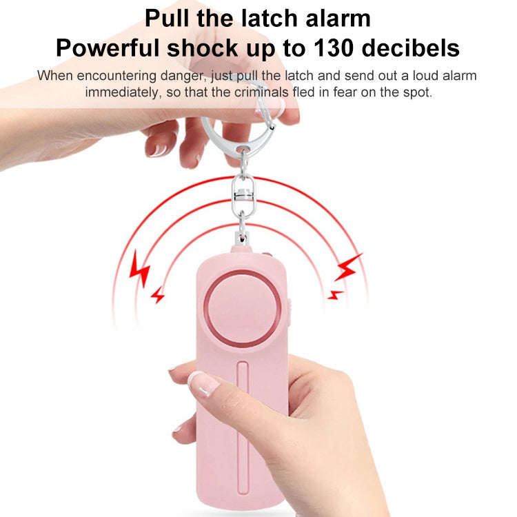 AF-9400 130dB Personal Alarm Pull Ring Women Self-Defense Keychain Alarm (Yellow)