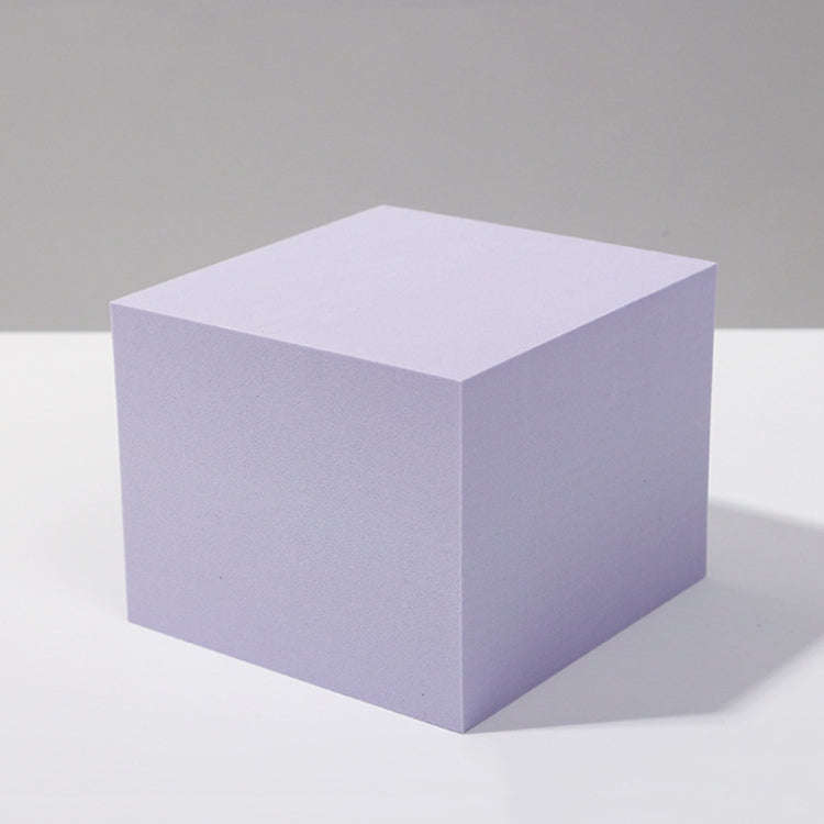 8 PCS Geometric Cube Photo Props Decorative Ornaments Photography Platform, Colour: Large Purple ...