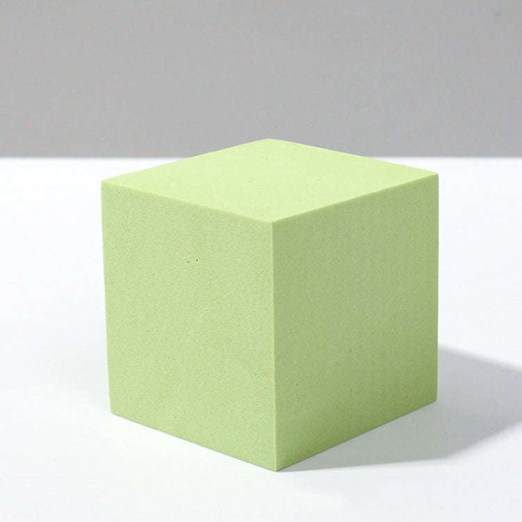 8 PCS Geometric Cube Photo Props Decorative Ornaments Photography Platform, Colour: Small Green S...