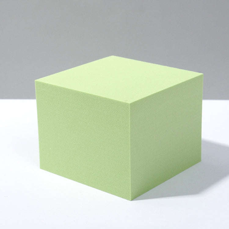 8 PCS Geometric Cube Photo Props Decorative Ornaments Photography Platform, Colour: Large Green R...