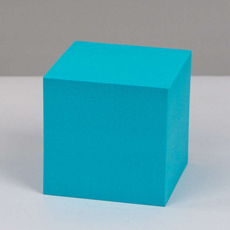 8 PCS Geometric Cube Photo Props Decorative Ornaments Photography Platform, Colour: Large Lake Bl...