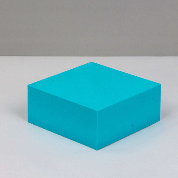 8 PCS Geometric Cube Photo Props Decorative Ornaments Photography Platform, Colour: Small Lake Bl...
