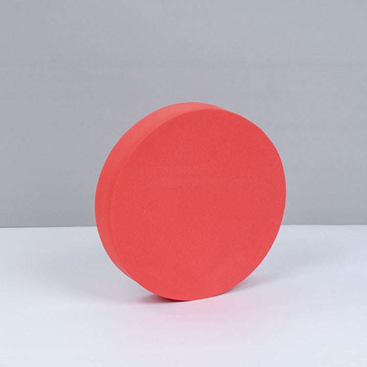 8 PCS Geometric Cube Photo Props Decorative Ornaments Photography Platform, Colour: Small Red Cyl...