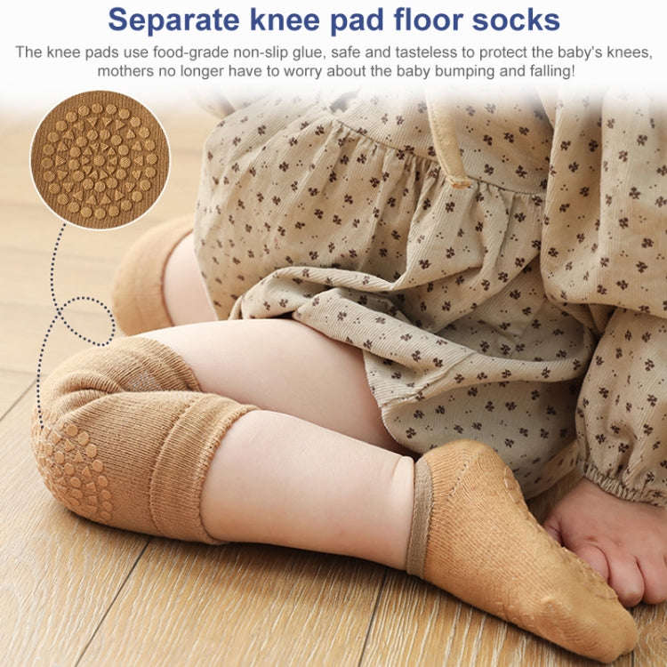 Summer Children Knee Pads Baby Floor Socks Baby Non-Slip Crawling Sports Protection Suit S 0-1 Ye...