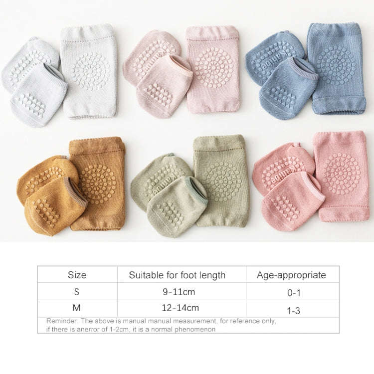 Summer Children Knee Pads Baby Floor Socks Baby Non-Slip Crawling Sports Protection Suit S 0-1 Ye...