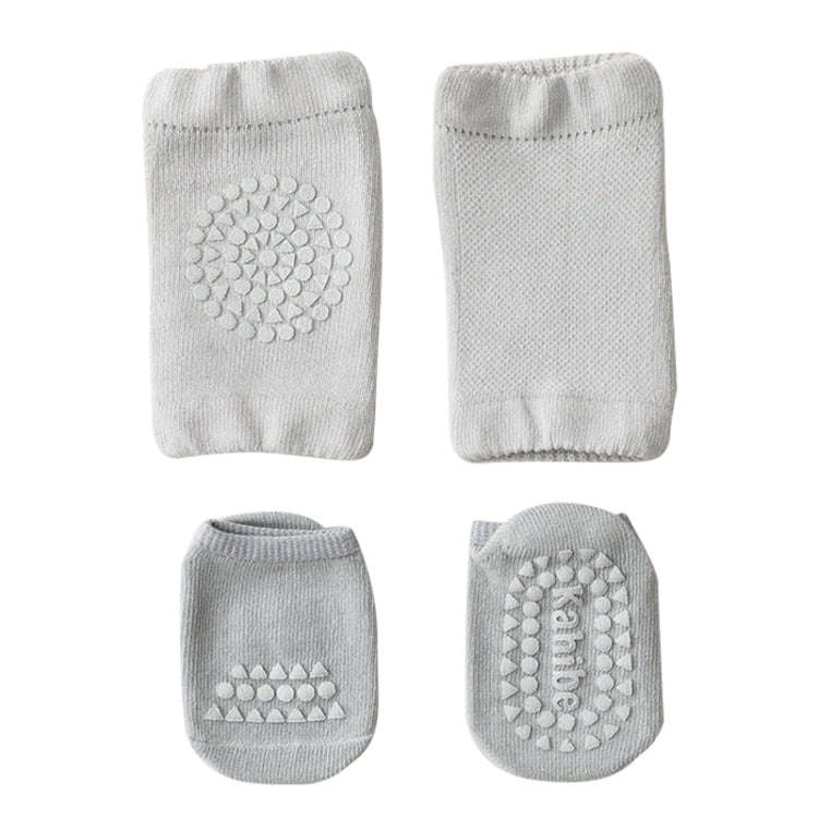 Summer Children Knee Pads Baby Floor Socks Baby Non-Slip Crawling Sports Protection Suit M 1-3 Ye...
