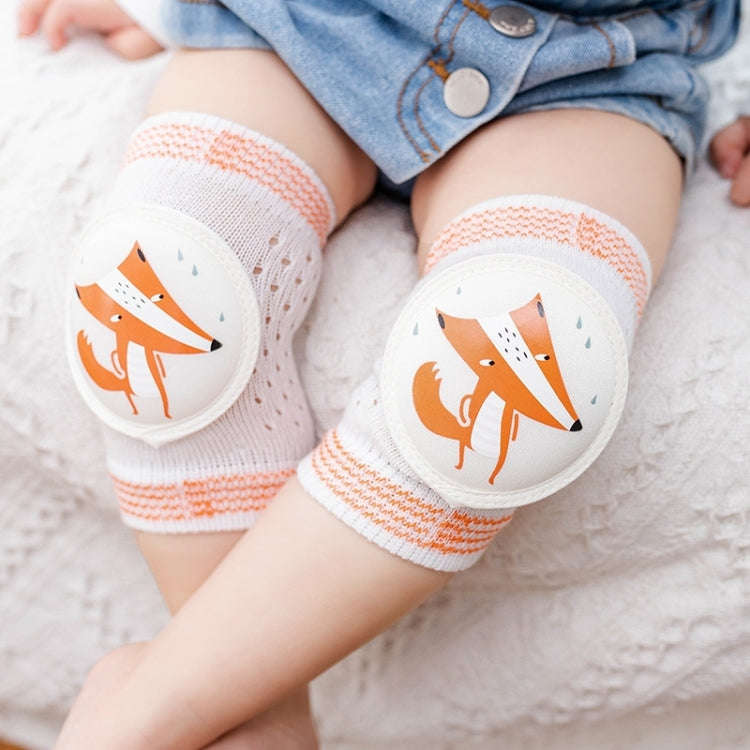 Baby Knee Pads Summer Mesh Thin Cotton Baby Crawling Anti-Fall Elbow Knee Pads Suitable Age: 0-4 ...
