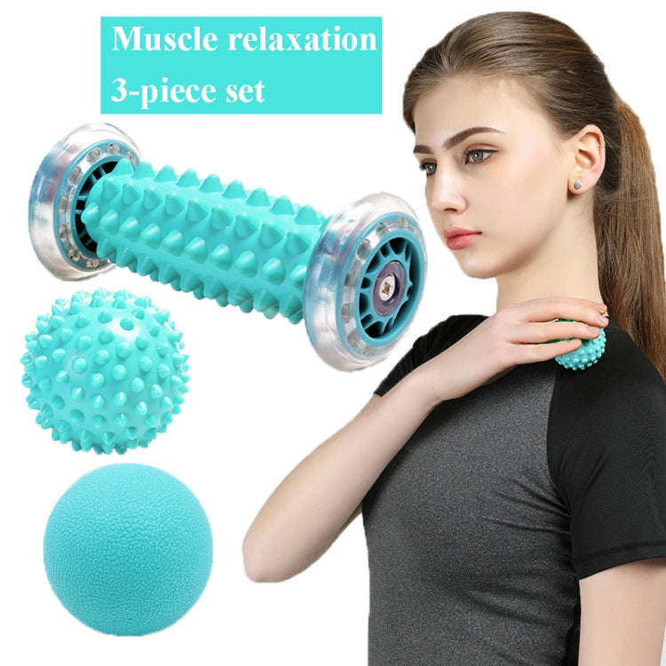 Massage Ball Plantar Fascia Ball Muscle Relaxation Fitness Ball Hand Holding Ball,Style: Set 1