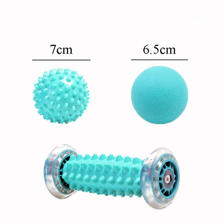 Massage Ball Plantar Fascia Ball Muscle Relaxation Fitness Ball Hand Holding Ball,Style: Set 2