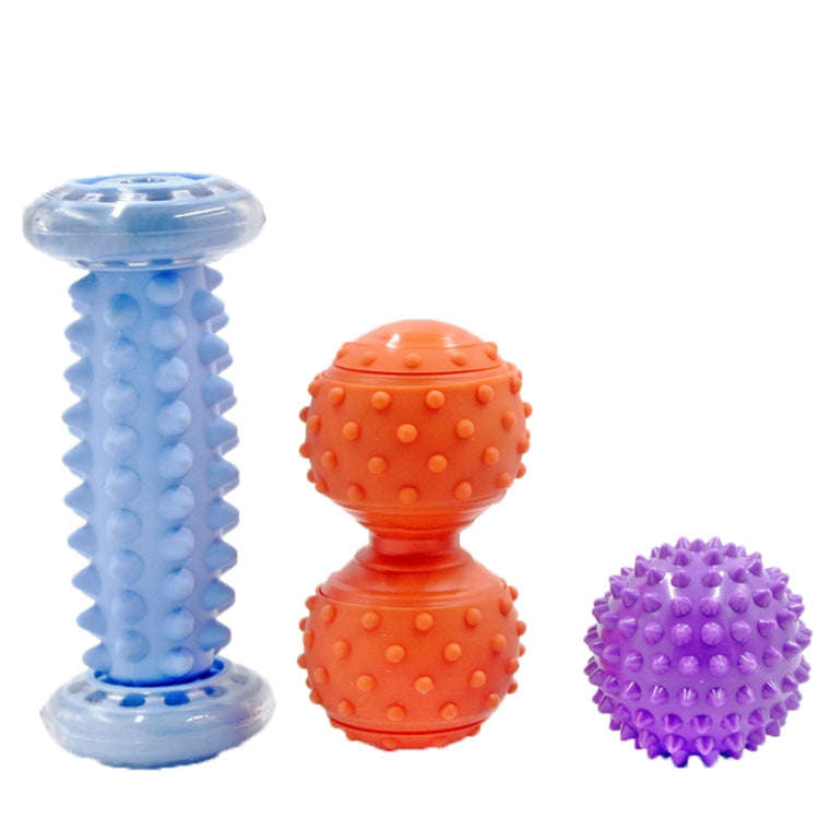 Massage Ball Plantar Fascia Ball Muscle Relaxation Fitness Ball Hand Holding Ball,Style: Blue Foo...