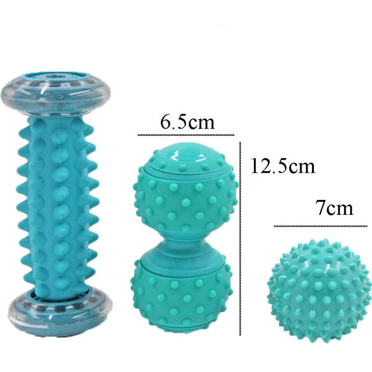 Massage Ball Plantar Fascia Ball Muscle Relaxation Fitness Ball Hand Holding Ball,Style: Green Fo...