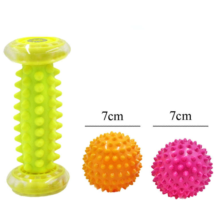 Massage Ball Plantar Fascia Ball Muscle Relaxation Fitness Ball Hand Holding Ball,Style: Yellow F...