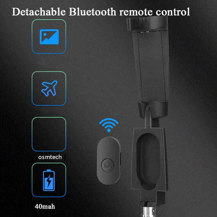 Y9 Bluetooth Selfie Stick Integrated Video Broadcasting Tripod Selfie Stick(Black)