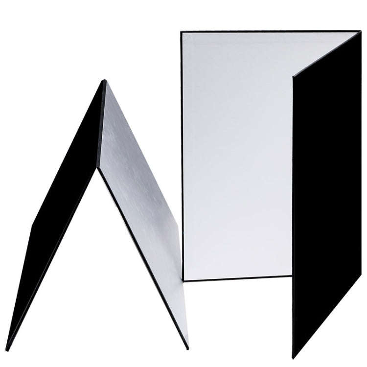 3-in-1 Reflective Board A3 Cardboard Folding Light Diffuser Board (White + Black + Silver)