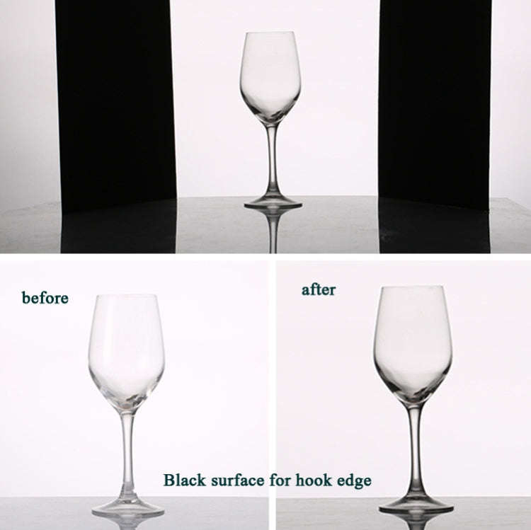 3-in-1 Reflective Board A3 Cardboard Folding Light Diffuser Board (White + Black + Silver)