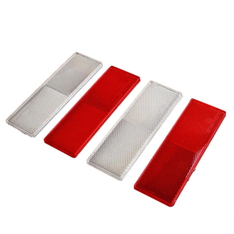 50 PCS Car Body Reflective Stickers Plastic Reflective Strip Reflector Truck Reflective Tablet No...