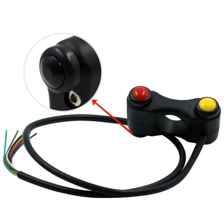 Motorcycle Electric Car Modified Accessories Three Button Multi-Function Start Speaker Far Near L...