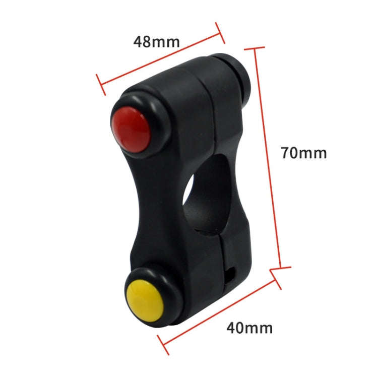 Motorcycle Electric Car Modified Accessories Three Button Multi-Function Start Speaker Far Near L...