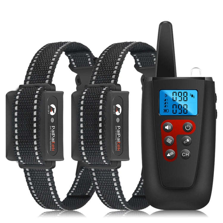 PaiPaitek PD526V-2 1 In 2 100-Speed Sound Vibration Remote Control Training Dog Device Anti-Barki...