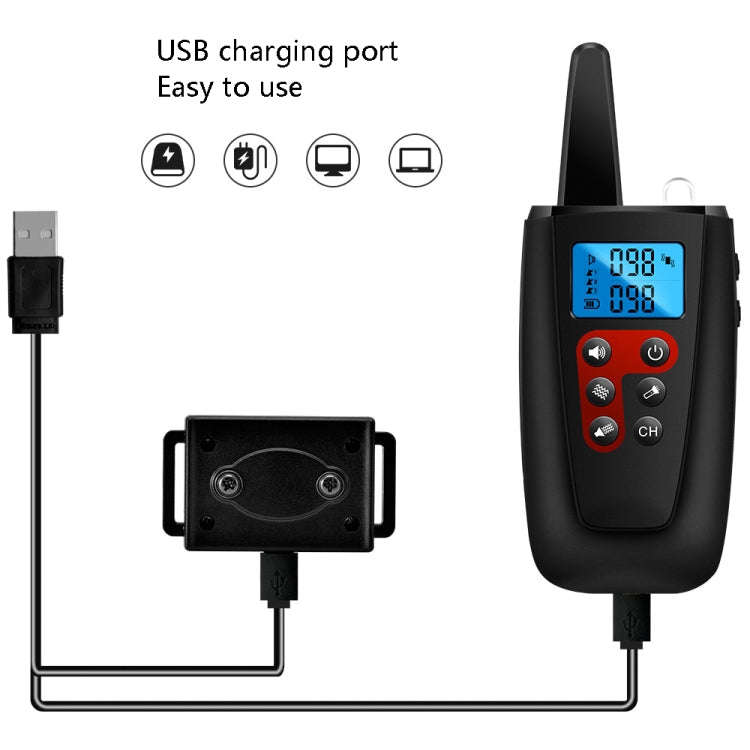 PaiPaitek PD526V-2 1 In 2 100-Speed Sound Vibration Remote Control Training Dog Device Anti-Barki...