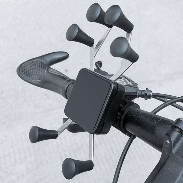Metal Six Claw Cycling Mobile Phone Bracket Bicycle Motorcycle Electric Car Mobile Phone Bracket(...