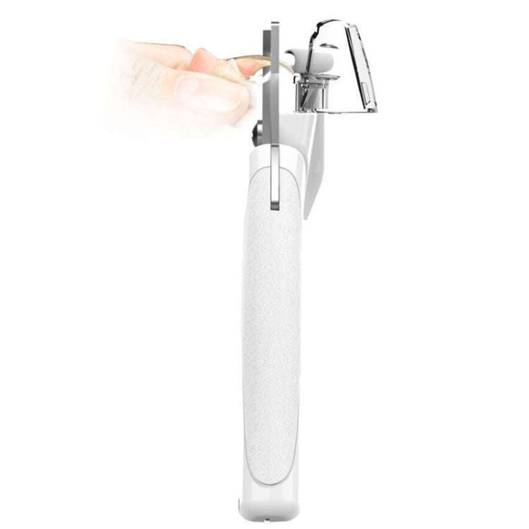 Pet LED Light Nail Tie Anti-Bloodline Nail Trimmer(White)