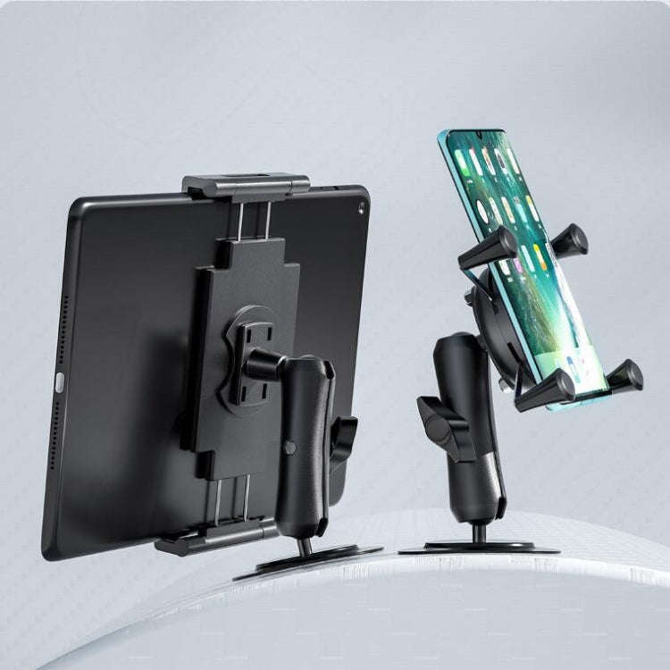 Curved Adhesive Car Instrument Table Bracket Car Mobile Phone Bracket Plastic Clamp Arm Style: Ta...