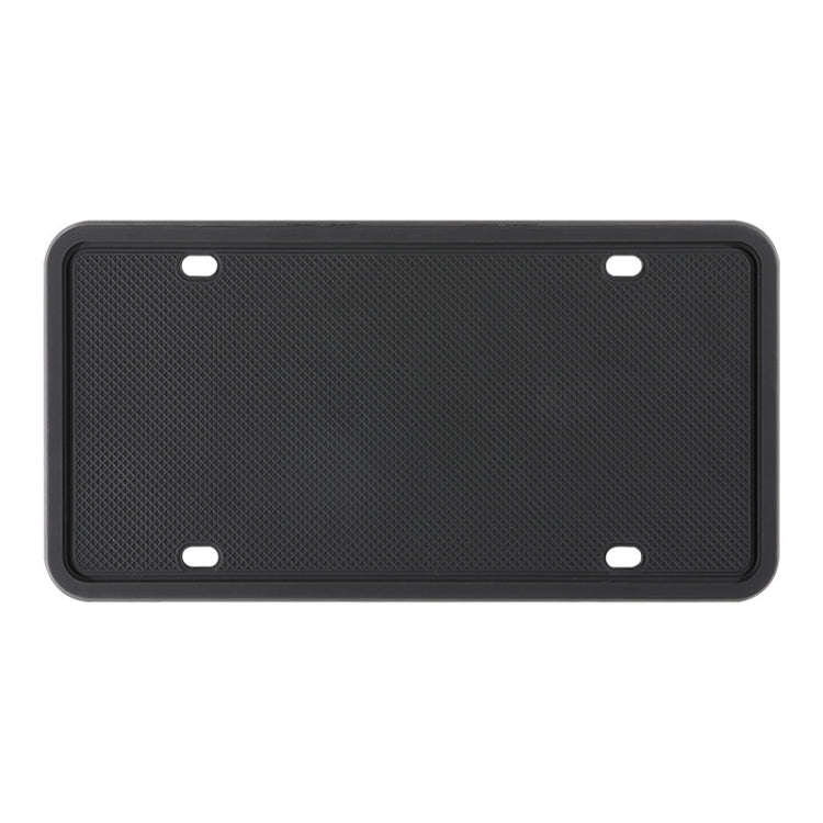 2 Sets Waterproof Rustproof Non-damaging Car Paint Silicone License Plate Frame, Specification: U...