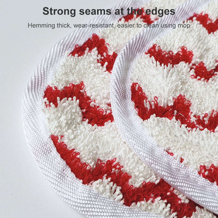 2 PCS Steam Mop Replacement Cloth Cleaning Cloth Mop Accessories Suitable For Vileda / O-Cedar