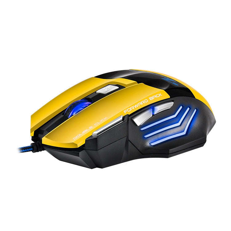 IMICE X7 2400 DPI 7-Key Wired Gaming Mouse with Colorful Breathing Light, Cable Length: 1.8m(Suns...