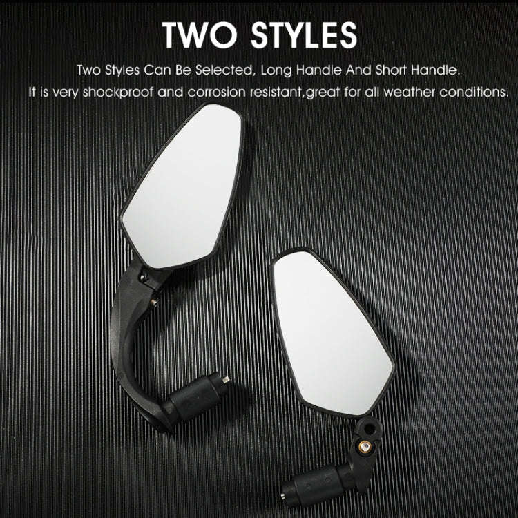 1 Pair WEST BIKING Bicycle Rearview Mirror Adjustable Mirror Mountain Bike Foldable Rearview Mirr...