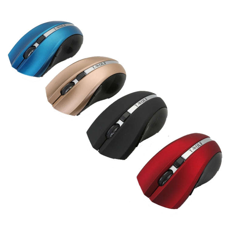 T-WOLF Q5 2.4GHz 5-Buttons 2000 DPI Wireless Mouse Silent And Non-Light Gaming Office Mouse For C...