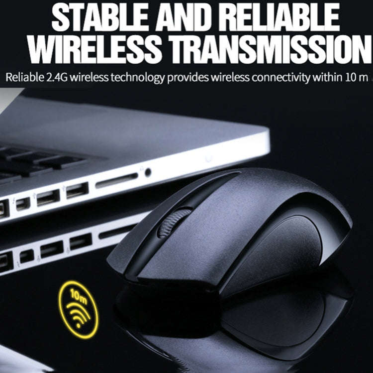 T-WOLF Q2 3-Buttons 1200 DPI 2.4GHz Wireless Mouse( Black)