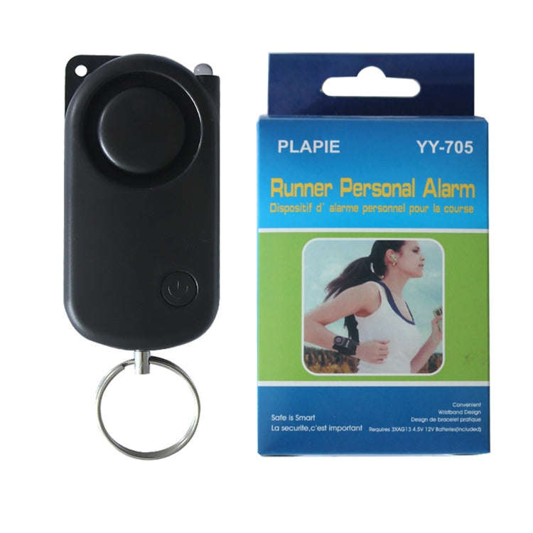 PLAPIE YY-705 120dB Outdoor Sports Runner Personal Alarm(Electric Plating+Conventional Wristband)