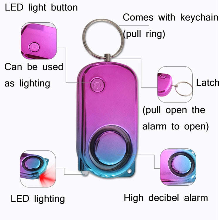 PLAPIE YY-705 120dB Outdoor Sports Runner Personal Alarm(Electric Plating+Conventional Wristband)