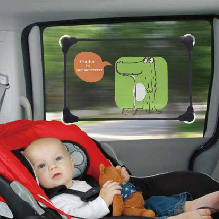 J5047 Car Sunshade Transmissions Mesh Window Shade Stretch Adjustable Size Side Window Sunscreen ...