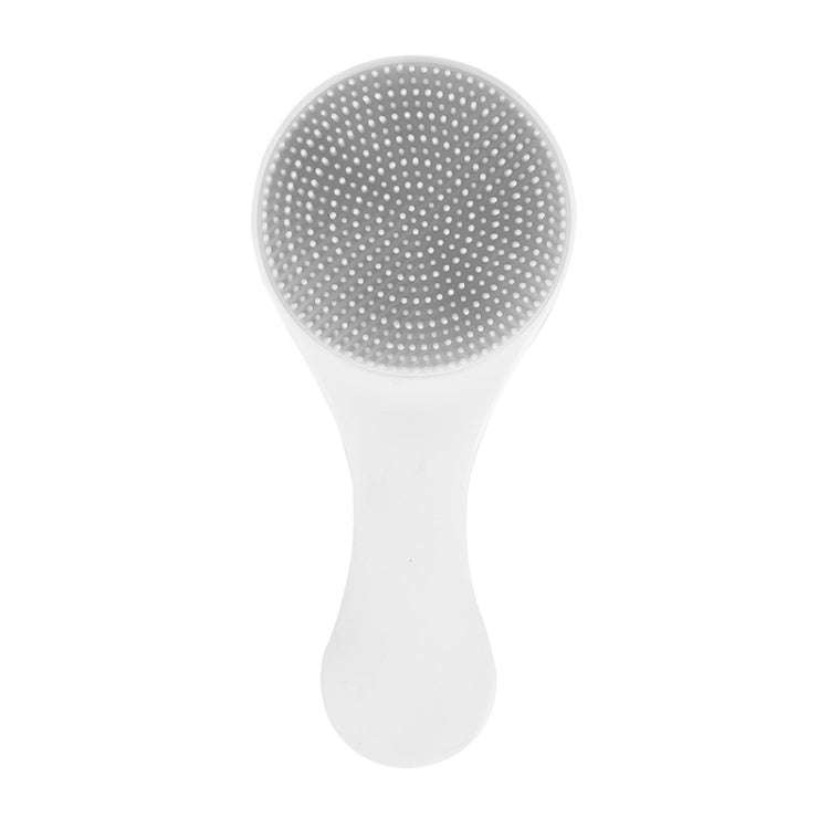 Baby Silicone Shower Massage Brush Multifunctional Shampoo Brush with Comb(Gray)