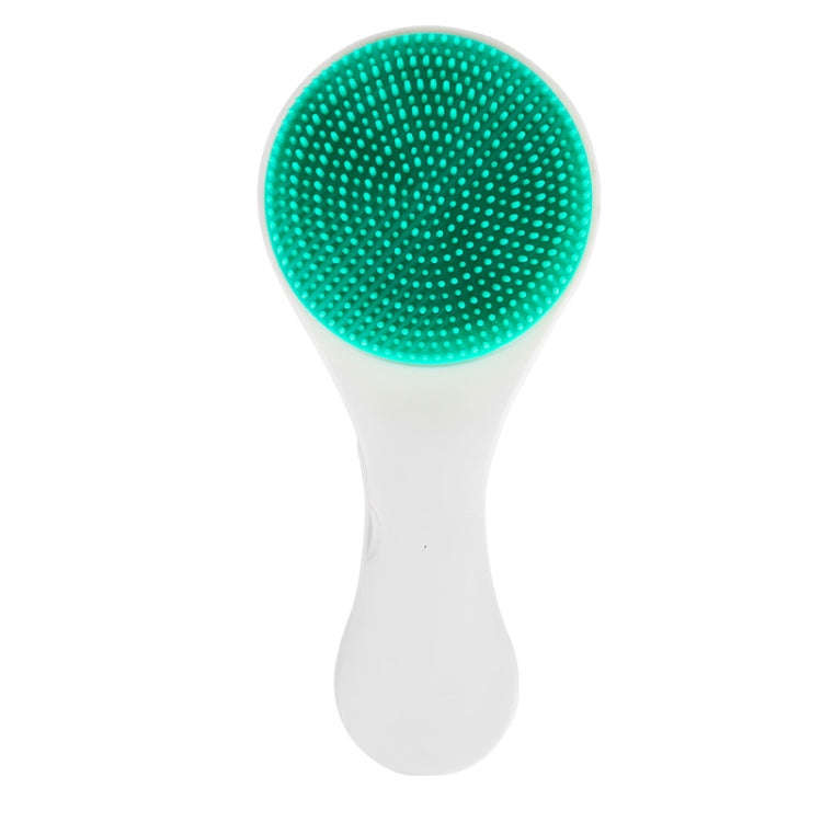 Baby Silicone Shower Massage Brush Multifunctional Shampoo Brush with Comb(Blue)