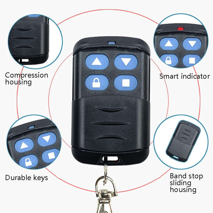 2 PCS Electric Roller Shutter Waterproof Copy Universal Remote Controller Garage Door Remote Cont...