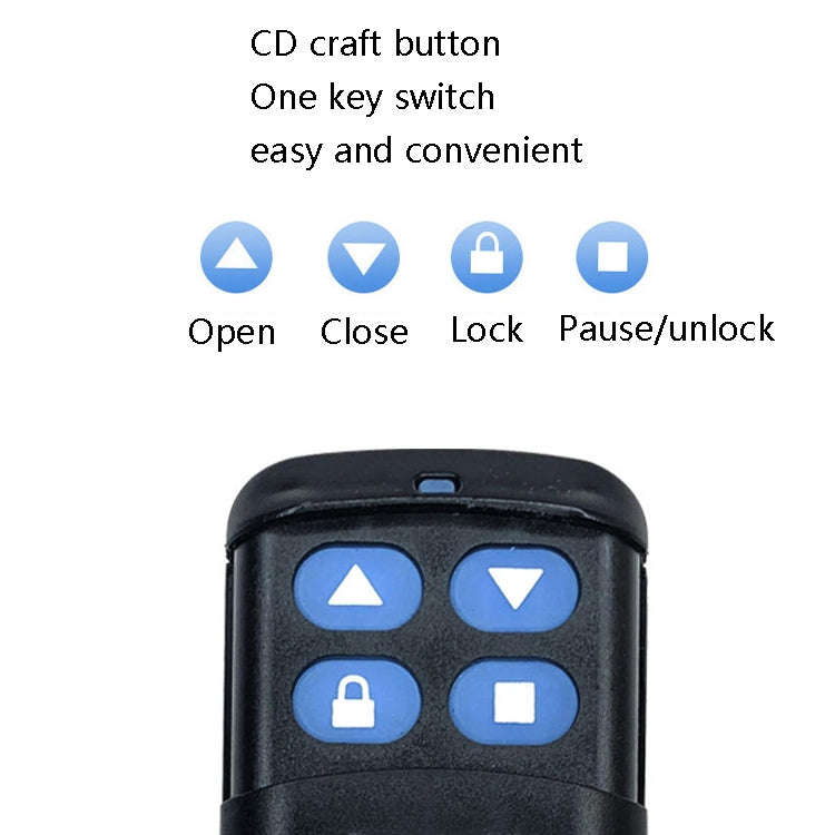 2 PCS Electric Roller Shutter Waterproof Copy Universal Remote Controller Garage Door Remote Cont...