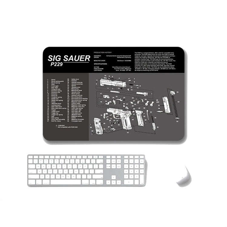 2 PCS Heat Transfer Non-Slip Single-Sided Office Gaming Mouse Pad 2mm(SPS-SigP229)