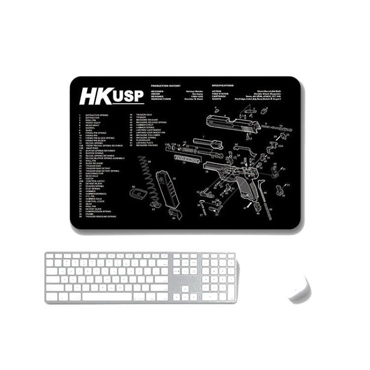2 PCS Heat Transfer Non-Slip Single-Sided Office Gaming Mouse Pad 3mm(HK-USP10)