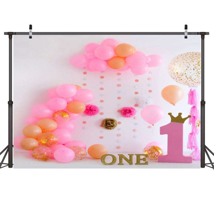2.1m X 1.5m One Year Old Birthday Photography Background Party Decoration Hanging Cloth(584)