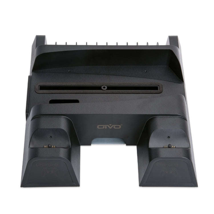 OIVO  IV-P5235B Game Console Cooling Fan Base Gamepad Charging Seat With LED Light & Disc Storage...