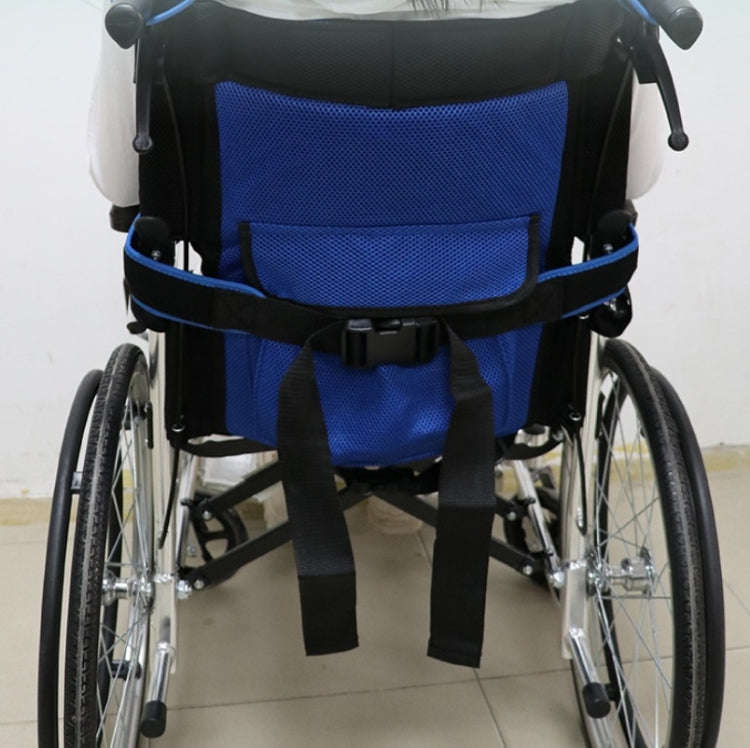 Disabled Wheelchair Anti-Tilting Elastic Fixing Belt(Black)