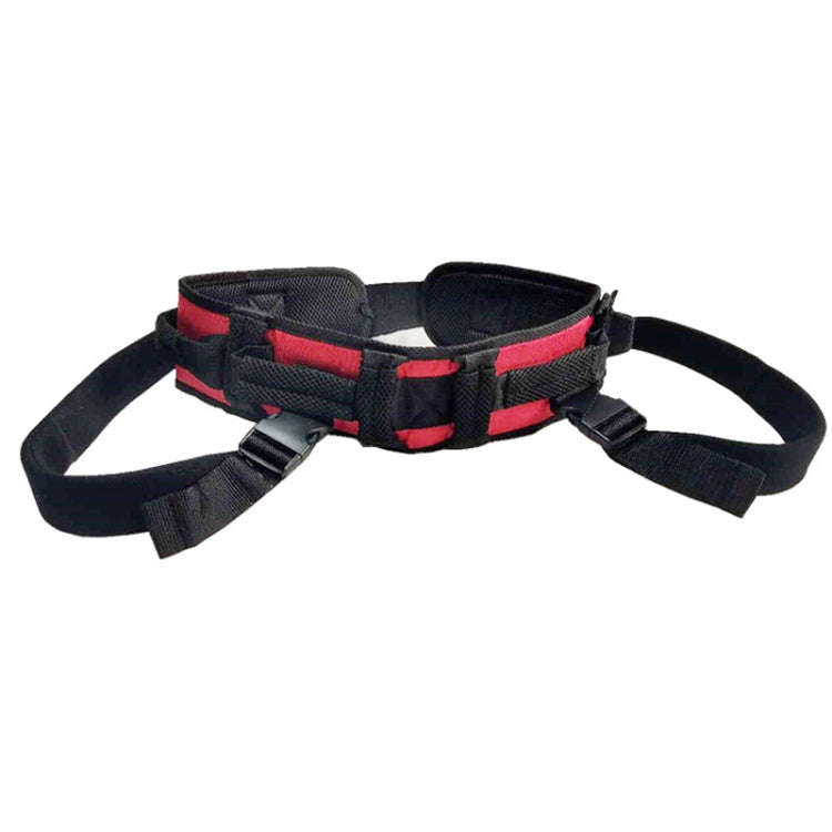 Adult Toddler Belt Anti-Fall Get Up And Shift Belt, Specification: L(Red Black)