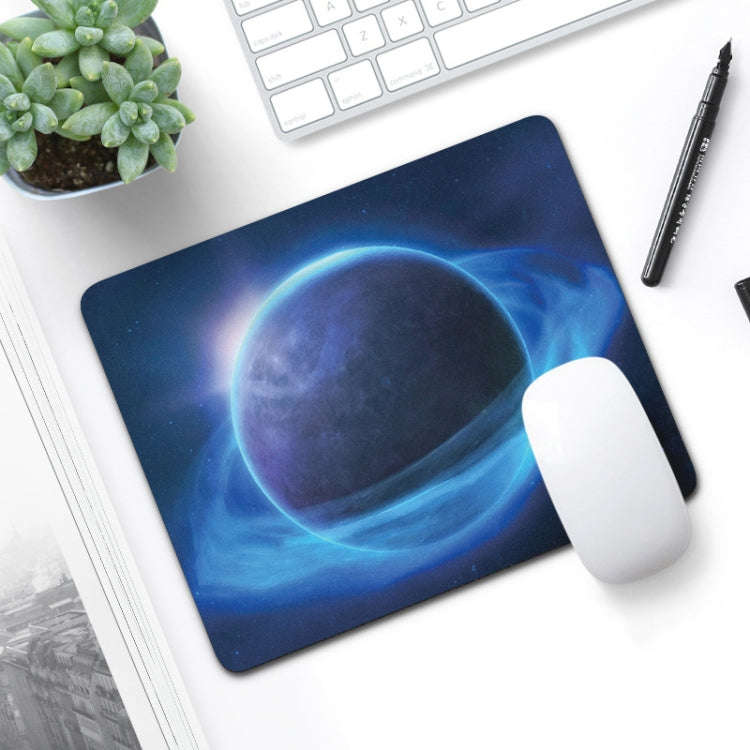6 PCS Non-Slip Mouse Pad Thick Rubber Mouse Pad, Size: 21 X 26cm(Blue Planet)