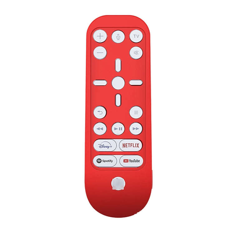 2 PCS Remote Control Silicone Protective Cover Is Suitable For PS5 Media Remote( Red)