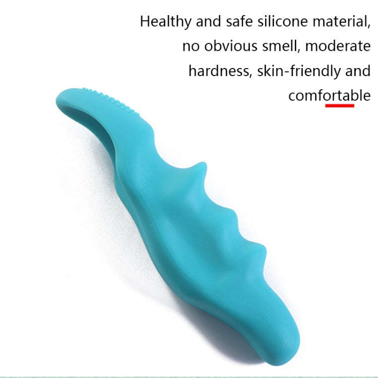 Silicone Thumb Bump Massager Muscle Relaxation Massage Fascia Device, Specification: Thumb Green